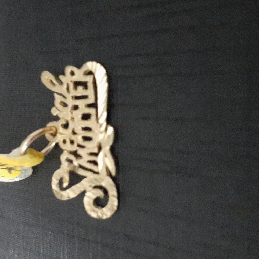 14K "SPECIAL MOTHER" D/C CHARM YELLOW GOLD